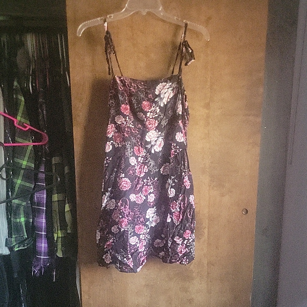Floral Sundress with Spaghetti Straps
